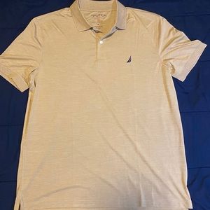 Nautica beige polo shirt
